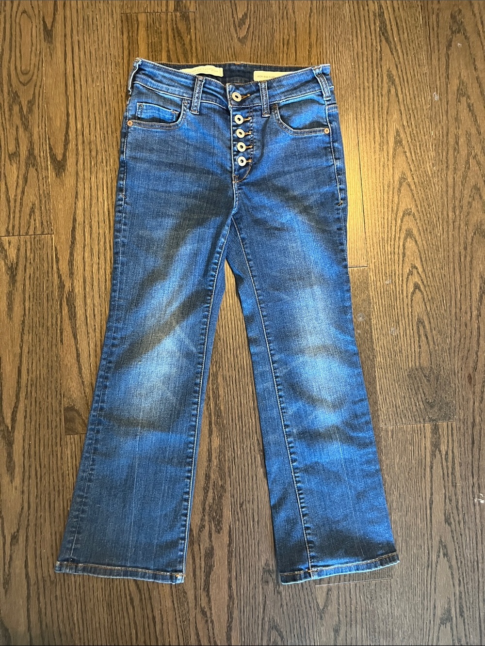 Pilcro and the Letterpress Women’s High-Rise Flare Jeans - Blue - Picture 2 of 5